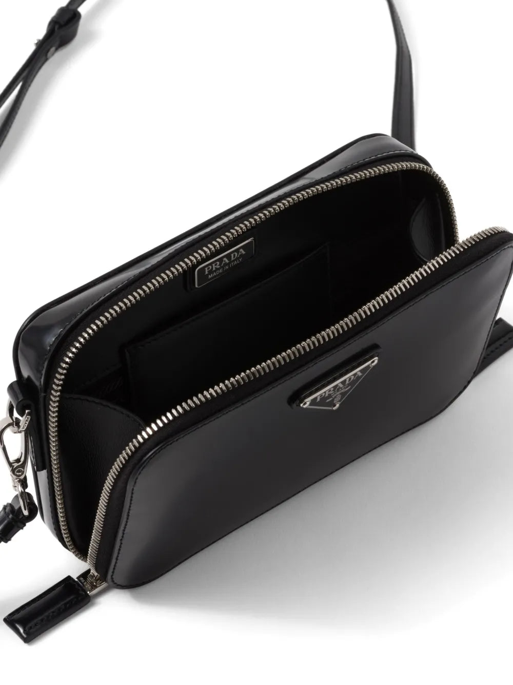 Prada, leather bag, luxury accessories, Spring-Summer 2024, black bag