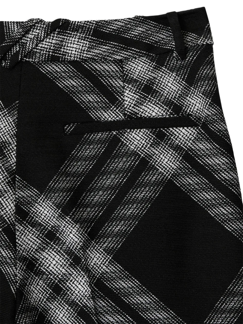 ブラックチェッカードトラウザー