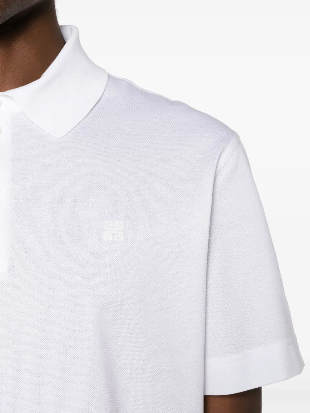 Image of Timeless 4G Polo by Givenchy for Men - Season Spring-Summer 2024 - Detail View 7
