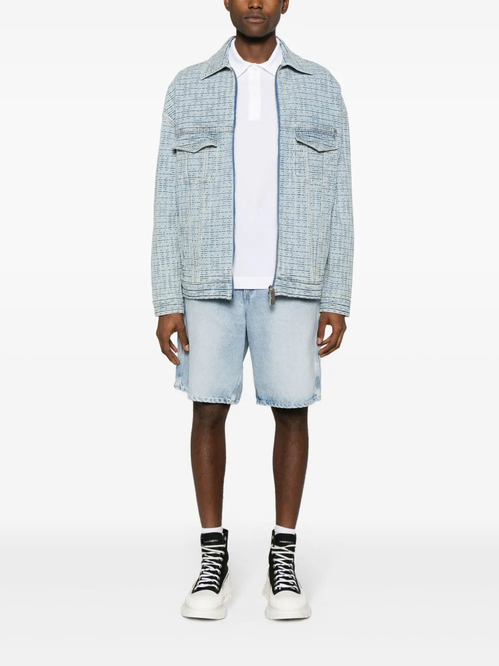 Image of Timeless 4G Polo by Givenchy for Men - Season Spring-Summer 2024 - Back View