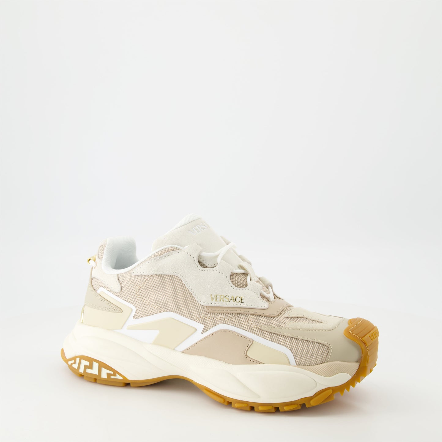 beige sneakers, Mercury M_VS_04, Versace shoes, stylish footwear, casual elegance