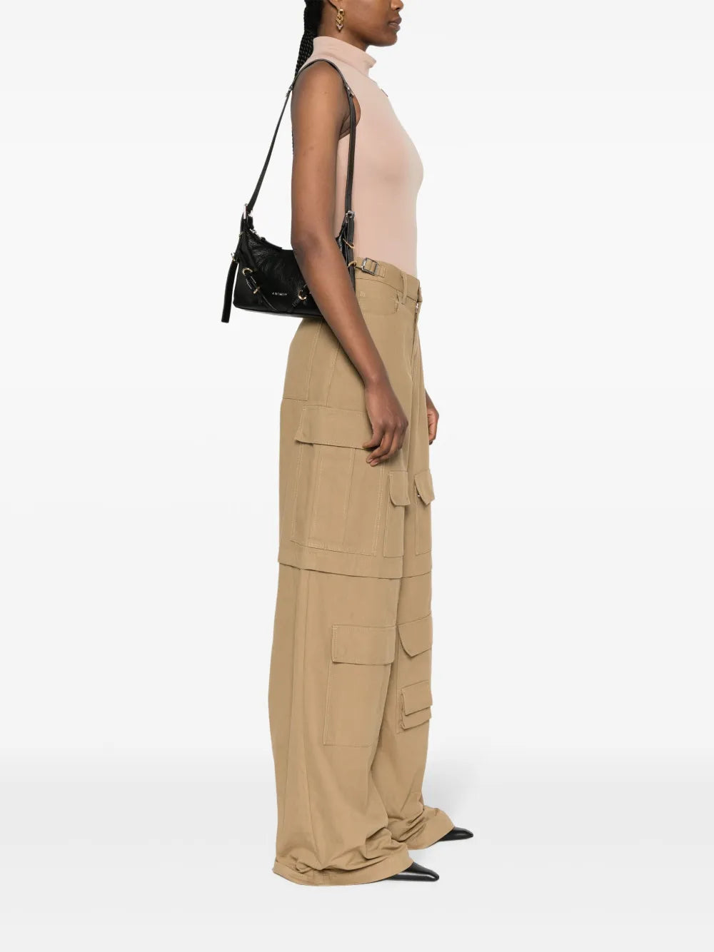 Givenchy, black leather bag, luxury mini bag, elegant accessory, Petite Voyou