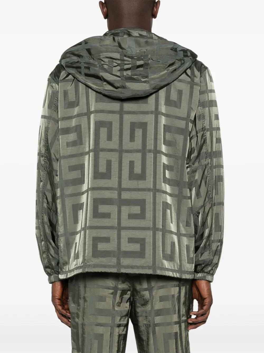 Image of Sleek 4G Print Windbreaker by Givenchy for Men - Season Spring-Summer 2024 - Detail View 6