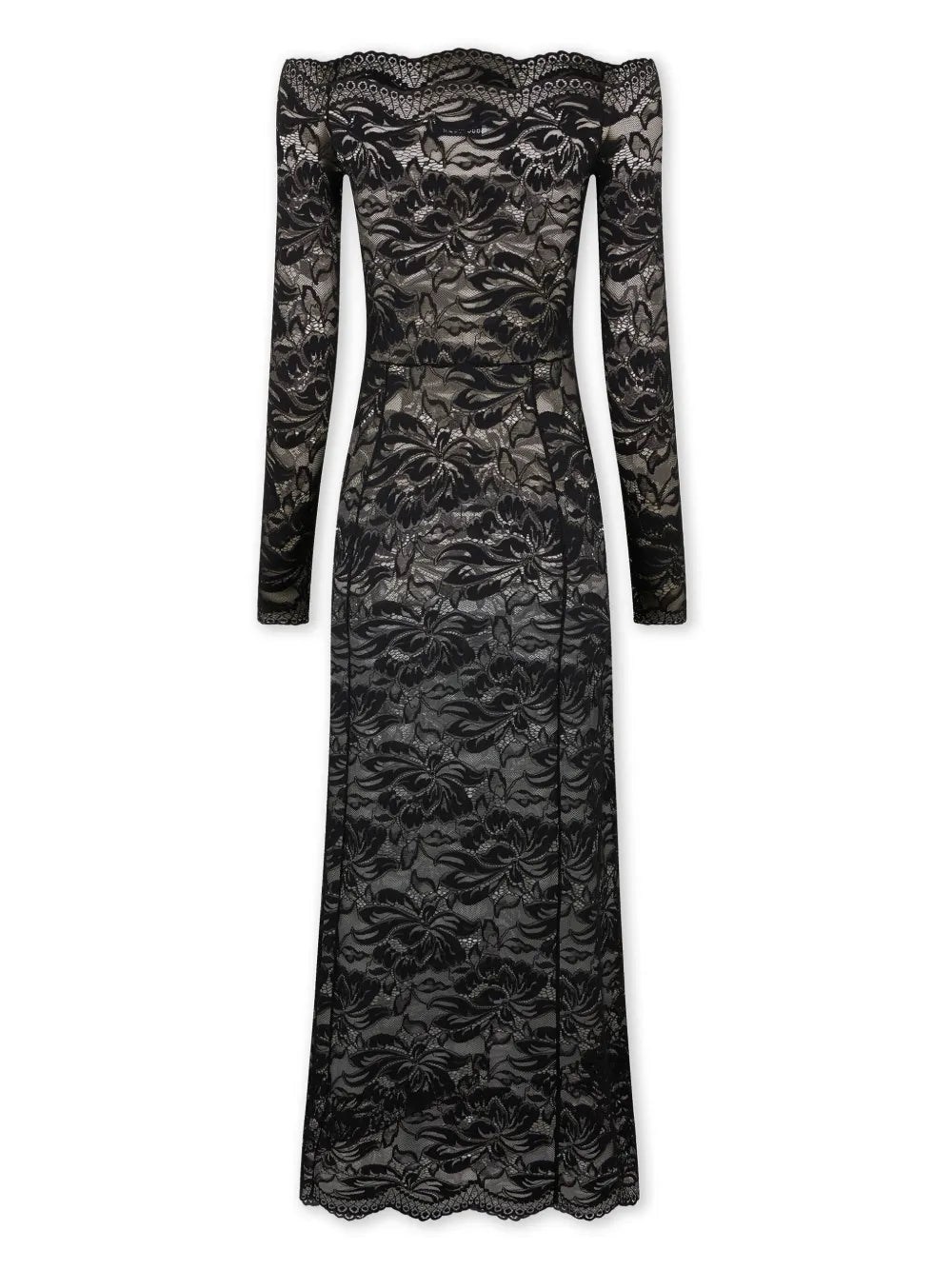 Black Lace Long Dress