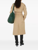 Long Beige Trench Coat