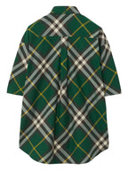 Immagine di camicia a maniche corte a quadri di Burberry per uomini - Stagione Primavera-Estate 2024 - Vista dettagliata 8
