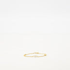 Cassandre bracelet, gold charms bracelet, elegant accessories, Saint Laurent bracelet, strass jewelry