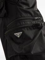 ブラック Re-Nylon カーゴショーツ