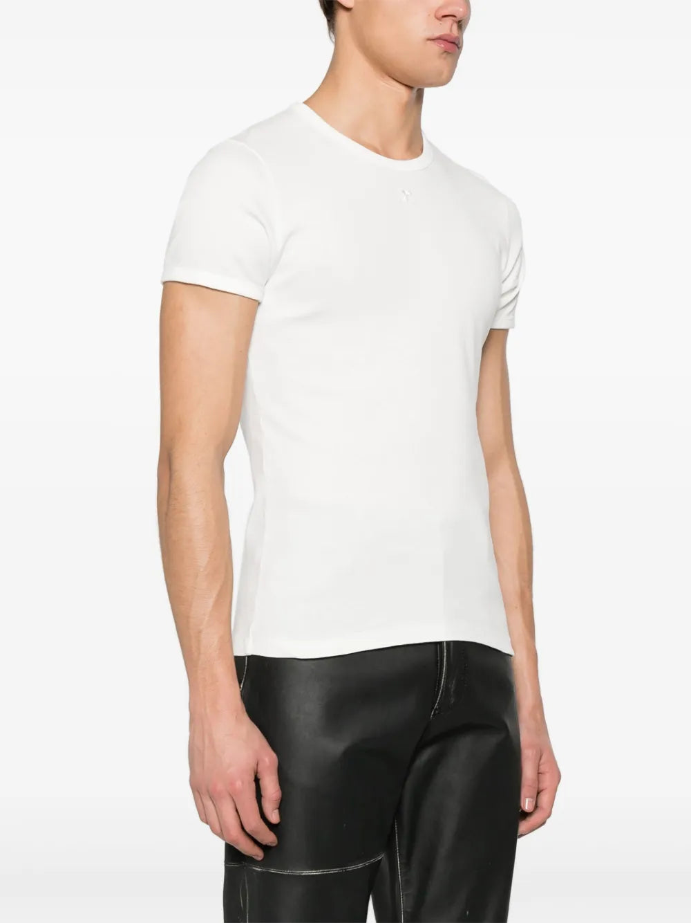 タイムレス ホワイト コントラスト Tシャツ - Courrèges - メンズ | WE