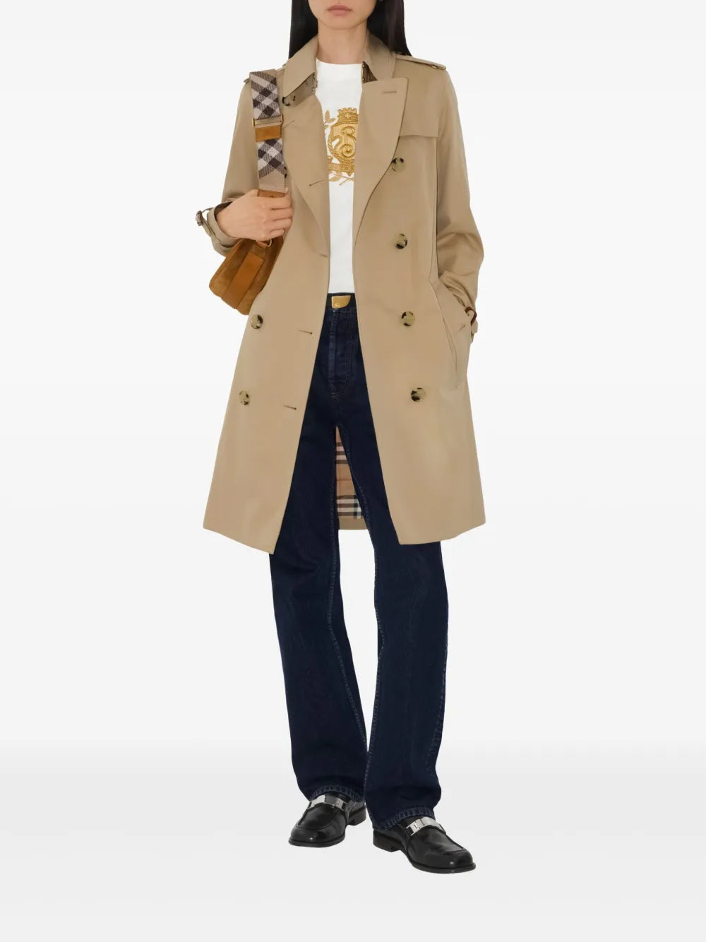 Kensington Trench Coat Beige Burberry Women WE IN STYLE