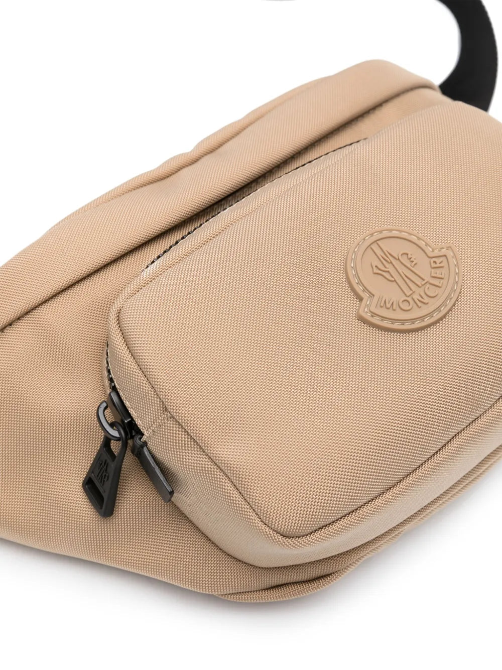 Moncler belt bag, nylon belt bag, brown belt bag, luxury accessories, designer belt bag