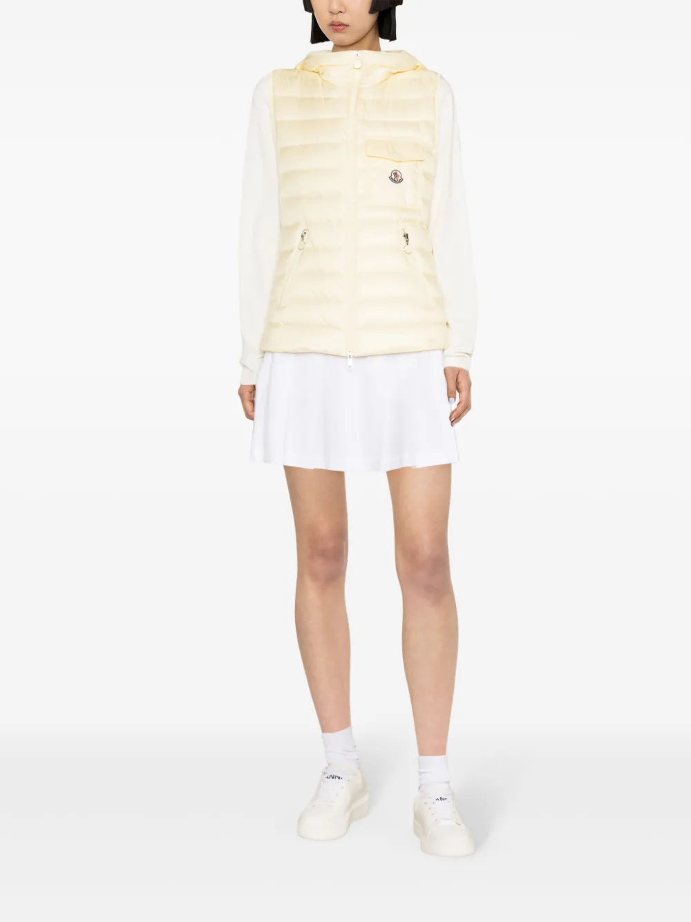 Pale Yellow Sleeveless Vest