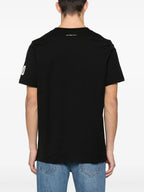 AC Straight T-shirt, Courrèges T-shirt, luxury black T-shirt, high-end menswear, designer T-shirt