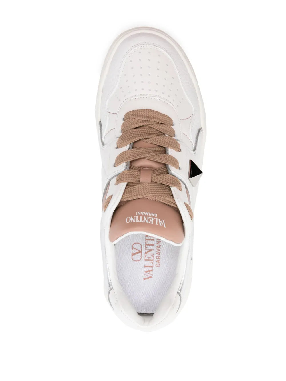 Valentino Garavani, One Stud Sneakers, luxury sneakers, bicolor sneakers, high-end footwear