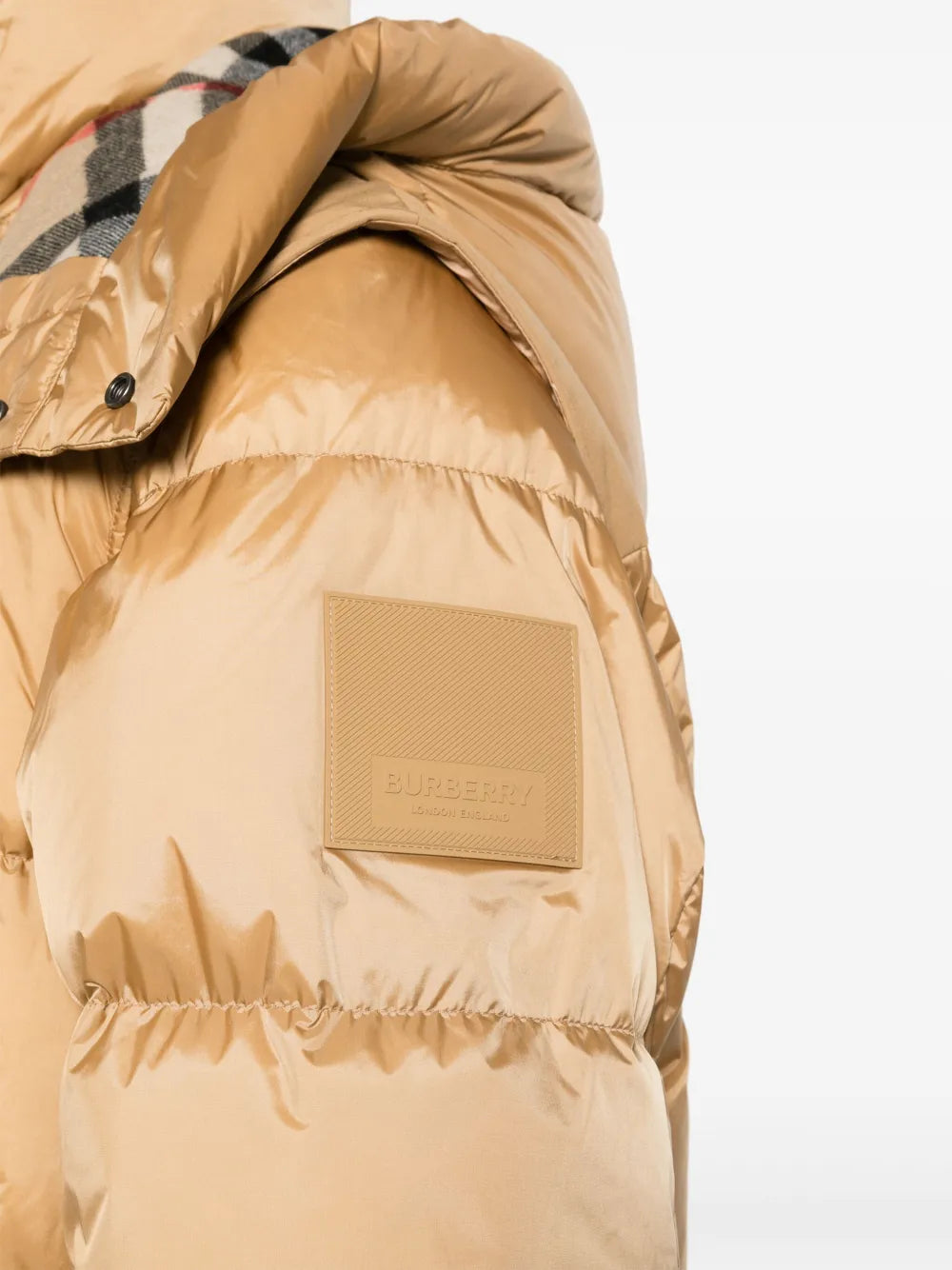 Doudoune Beige avec Manches Amovibles