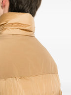 Doudoune Beige avec Manches Amovibles