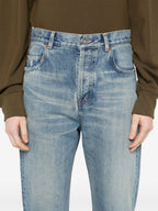 Vanessa jeans, blue délavé jeans, straight cut jeans, five-pocket denim, high-quality denim