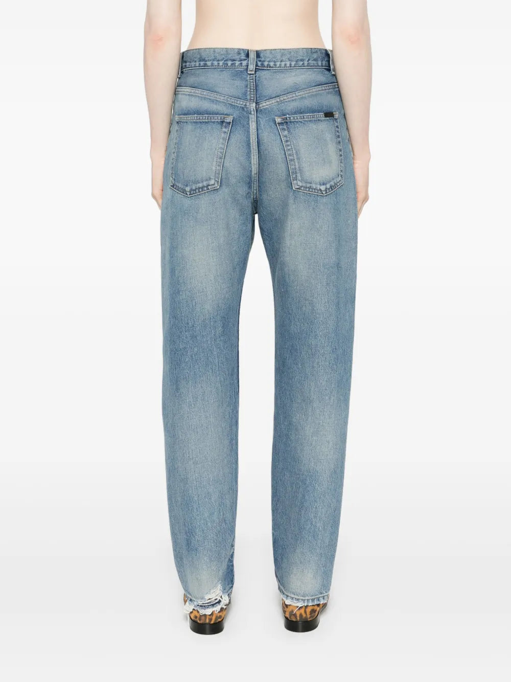 Vanessa jeans, blue délavé jeans, straight cut jeans, five-pocket denim, high-quality denim