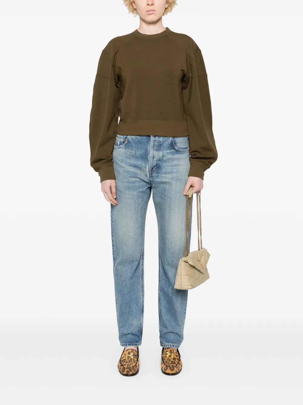 Vanessa jeans, blue délavé jeans, straight cut jeans, five-pocket denim, high-quality denim