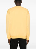Bilde av gul logo sweatshirt fra Saint Laurent for menn - Sesong Vår-Sommer 2024 - Detaljvisning 6