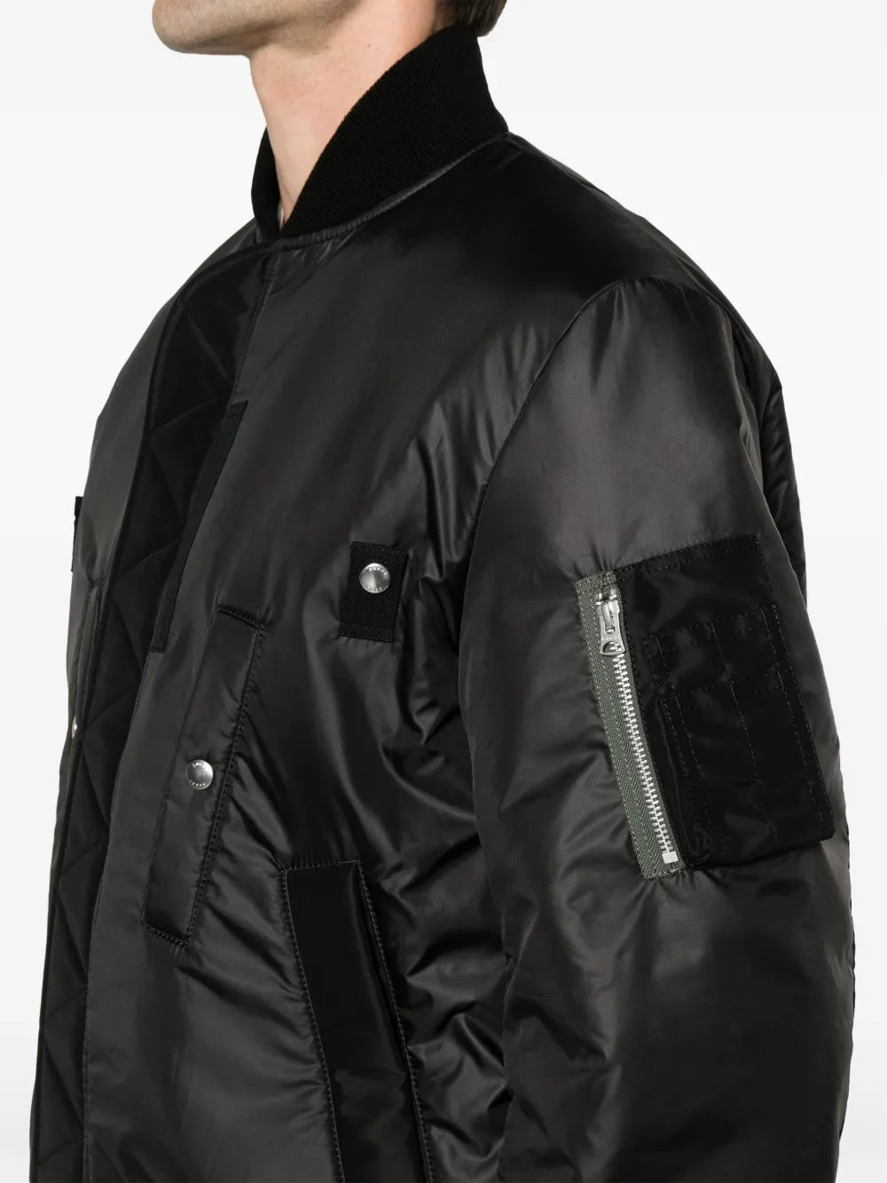 Reversible Nylon Bomber Jacket