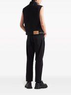 Image of Black Straight-Leg Jeans by Prada for Men - Season Spring-Summer 2024 - Detail View 6