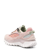 Image of Trailgrip Suede Mesh Sneakers by Moncler for Women - Season Spring-Summer 2024 - Back Right Three-Quarter View