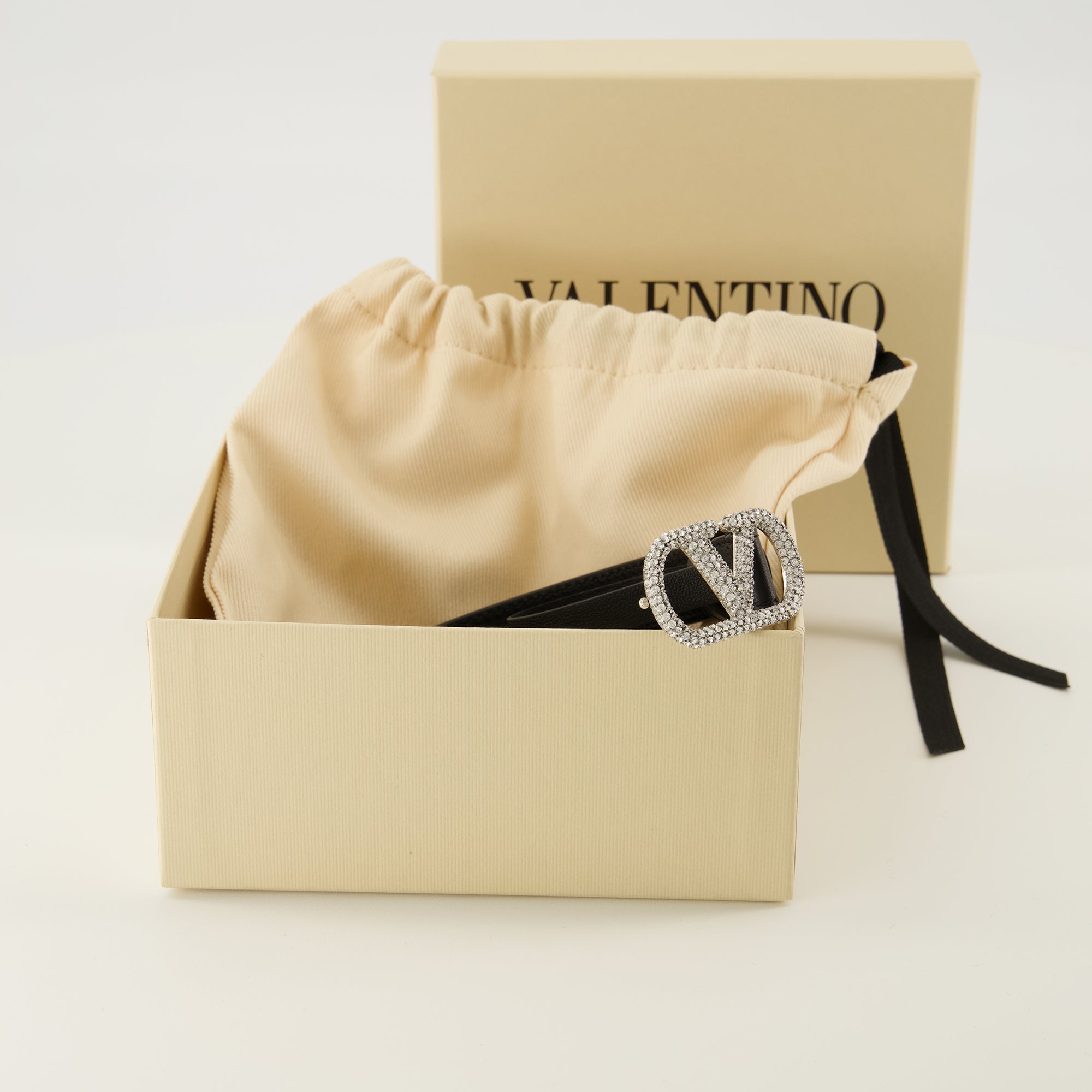 Vlogo Belt with Crystals - Valentino Garavani - Women | WE IN STYLE
