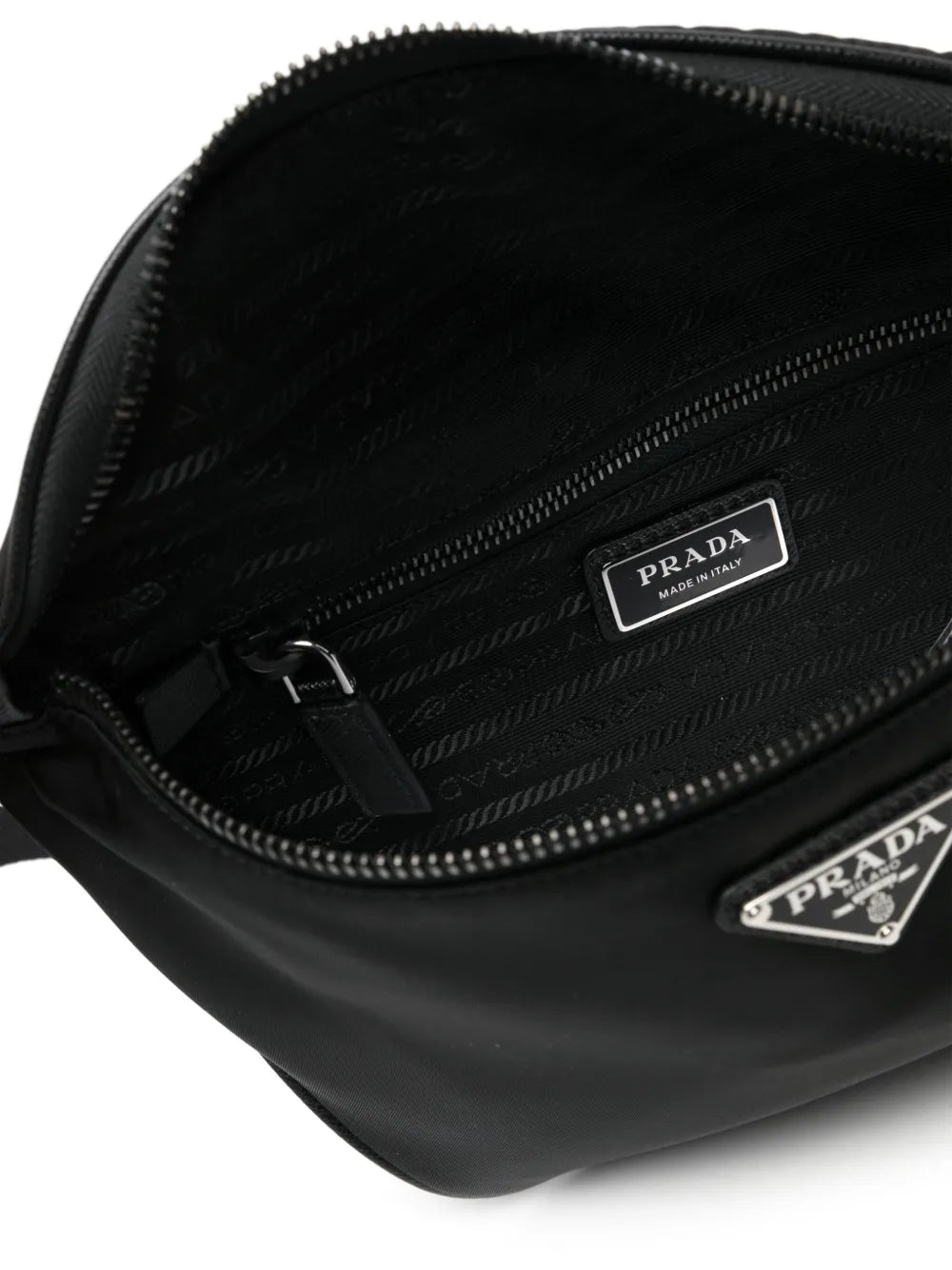 Prada belt bag, Re-Nylon, luxury accessories, sustainable fashion, eco-friendly leather