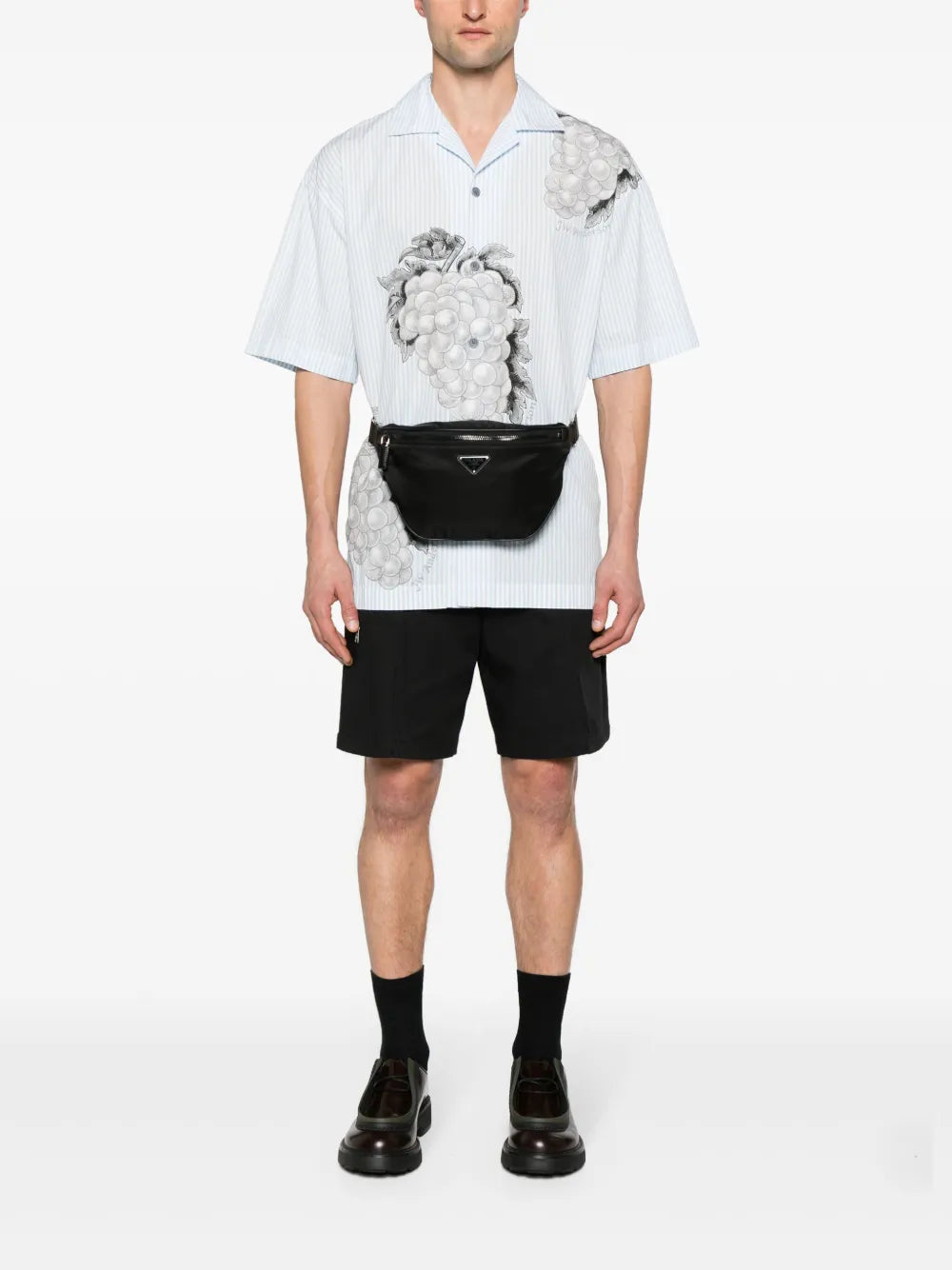 Prada belt bag, Re-Nylon, luxury accessories, sustainable fashion, eco-friendly leather