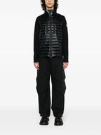 Image of Two-tone Black Nylon Jacket by Moncler Grenoble for Men - Season Spring-Summer 2024 - Back View