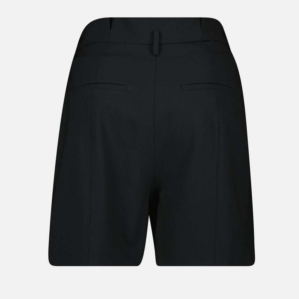 wool shorts, Carrina shorts, high-waisted shorts, Iro shorts, tailored shorts