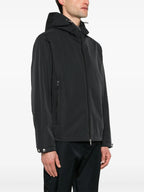 Windbreaker jacket, Moncler black jacket, nylon windbreaker, designer jacket, men's fashion