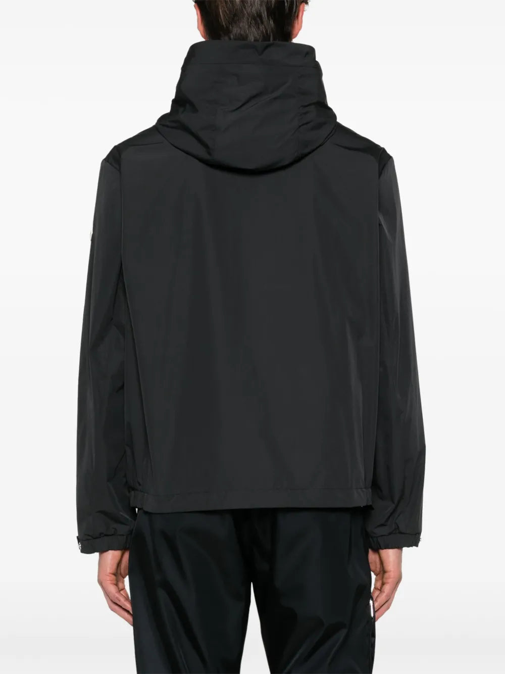 Windbreaker jacket, Moncler black jacket, nylon windbreaker, designer jacket, men's fashion