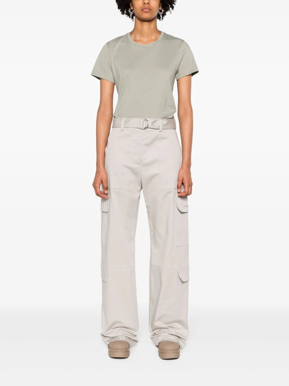 アクアグリーンロゴTシャツ