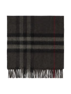 Image of Checkered Cashmere Scarf by Burberry for Unisex - Season Autumn-Winter 2023 - Back View