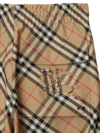 Bild einer klassischen beige karierten Hose von Burberry für Herren - Saison Frühling-Sommer 2024 - Detailansicht 7