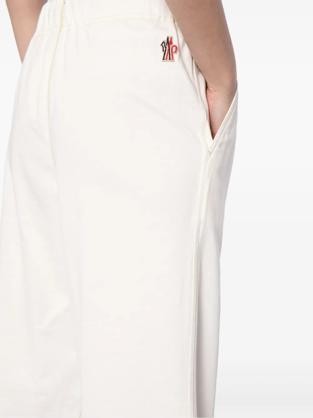 Imagen de Pantalones de Jogging de Algodón de Moncler Grenoble para Mujeres - Temporada Primavera-Verano 2024 - Vista de Detalle 7