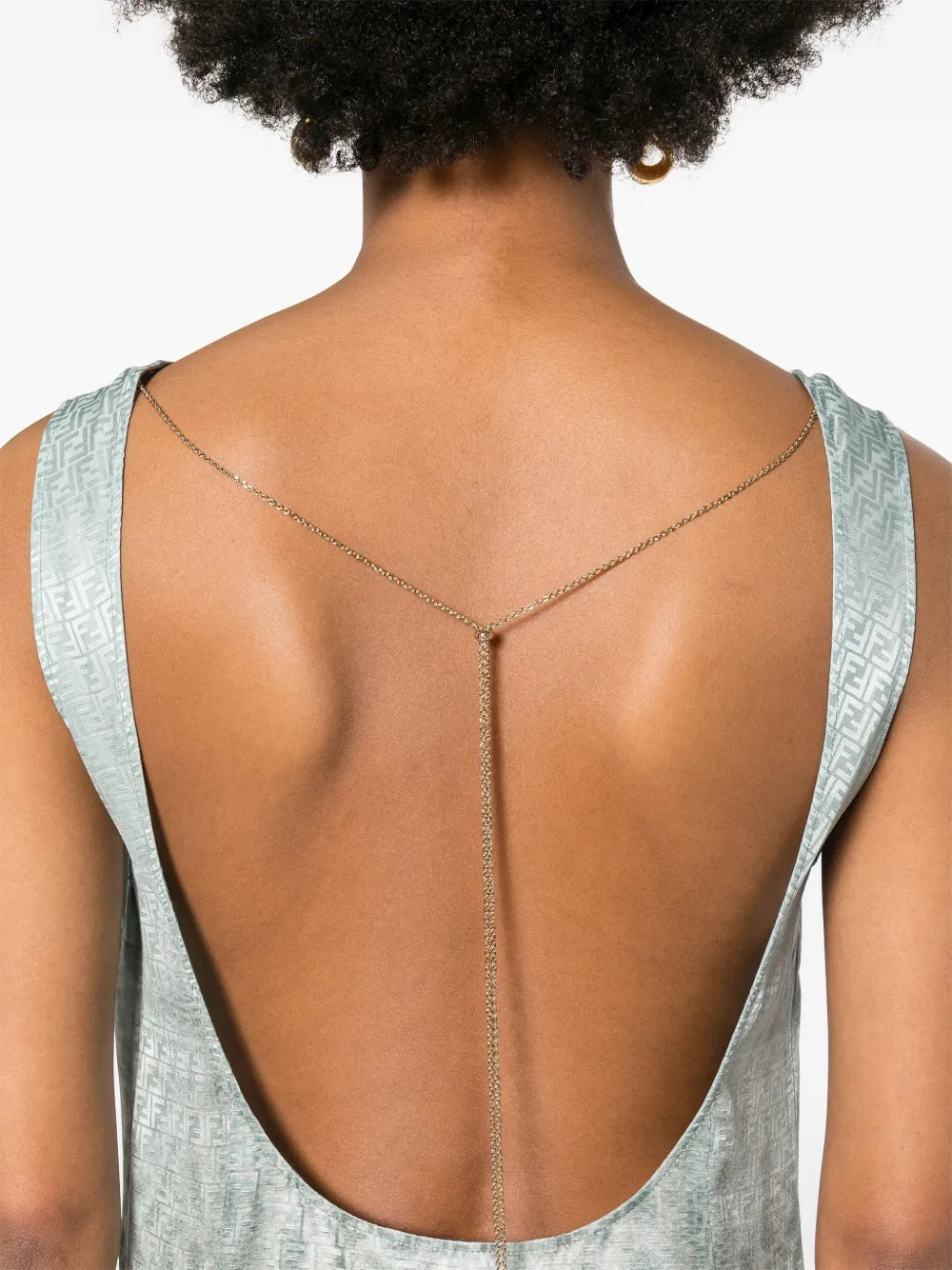 Abito in seta a stampa animale