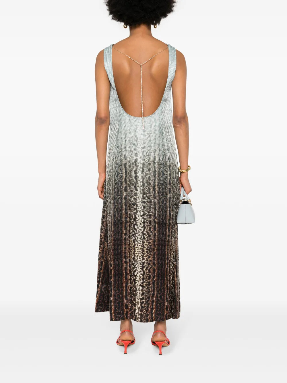 Dress , Light Blue, Size 40- Fendi