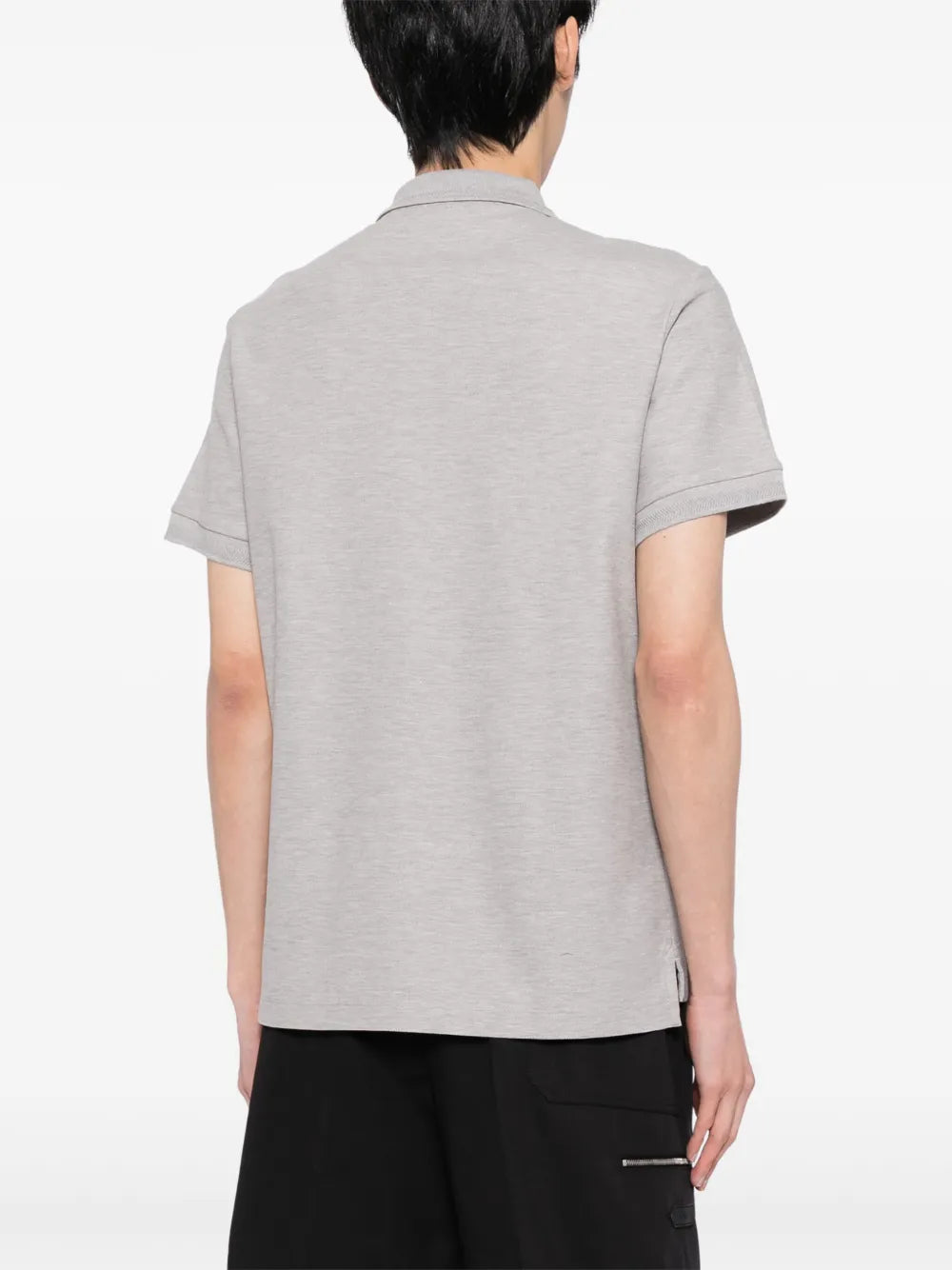 Grå Polo med Brodert Logo