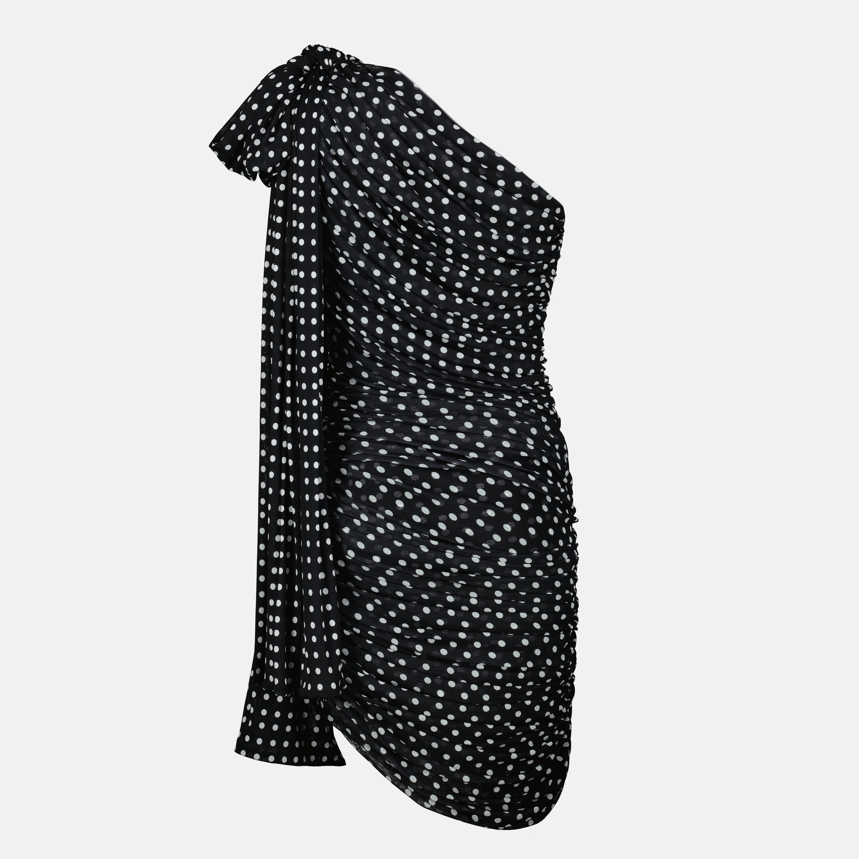 Image of Asymmetrical Polka Dot Dress by Patou for Women - Season Spring-Summer 2026 - Back View