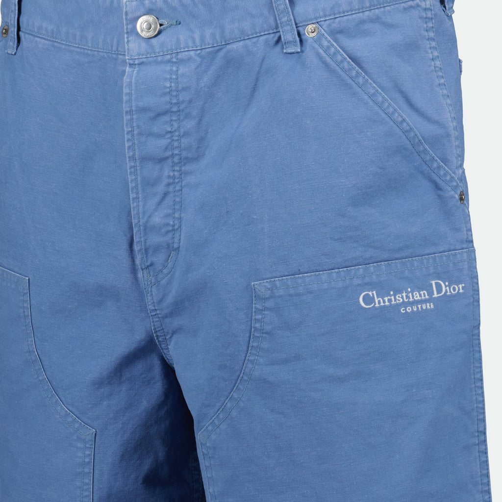 Bilde av blå cargo bermuda shorts fra Dior for menn - Sesong Vår-Sommer 2025 - Detaljbilde 1