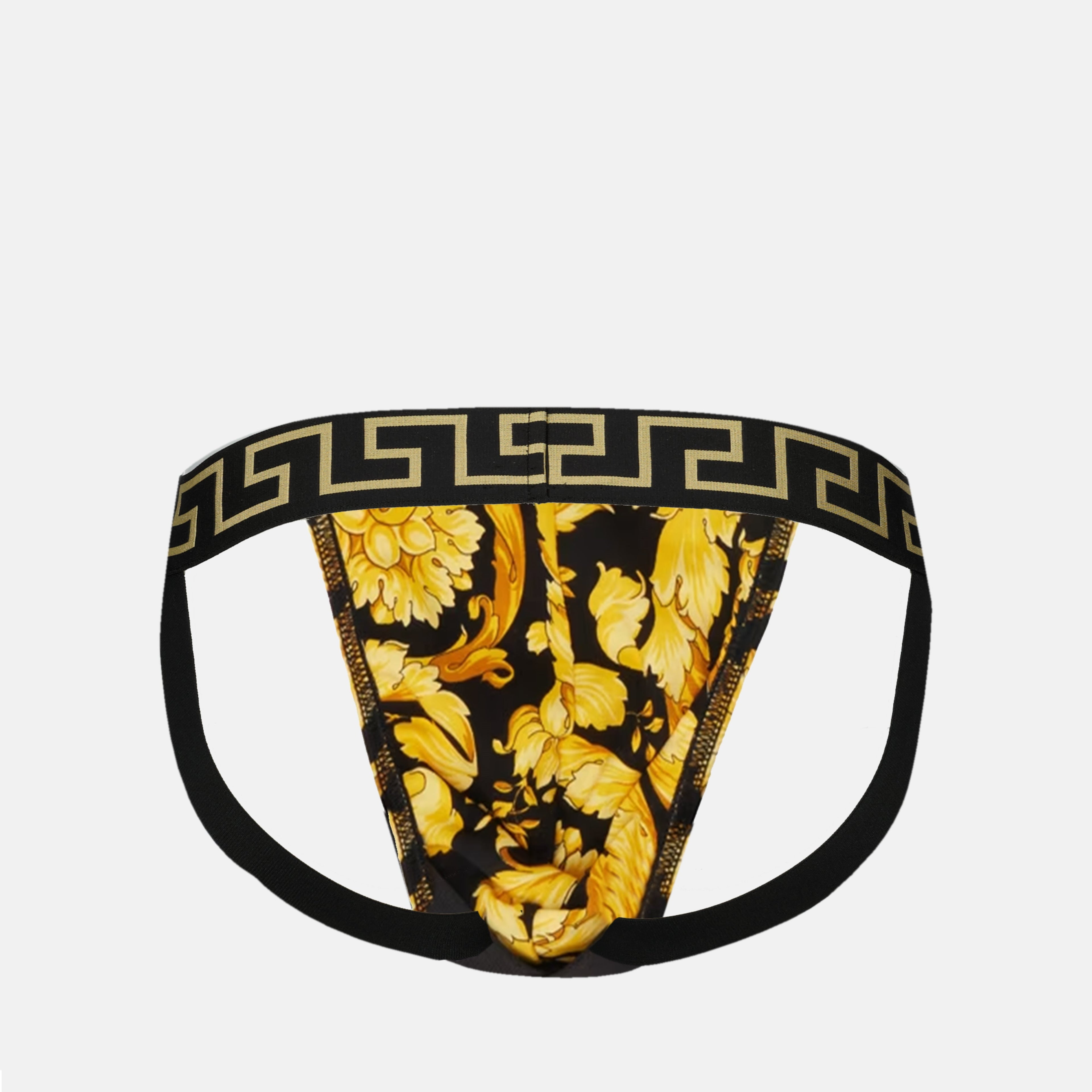 jockstrap, Versace, Barocco print, Men’s underwear, luxury jockstrap
