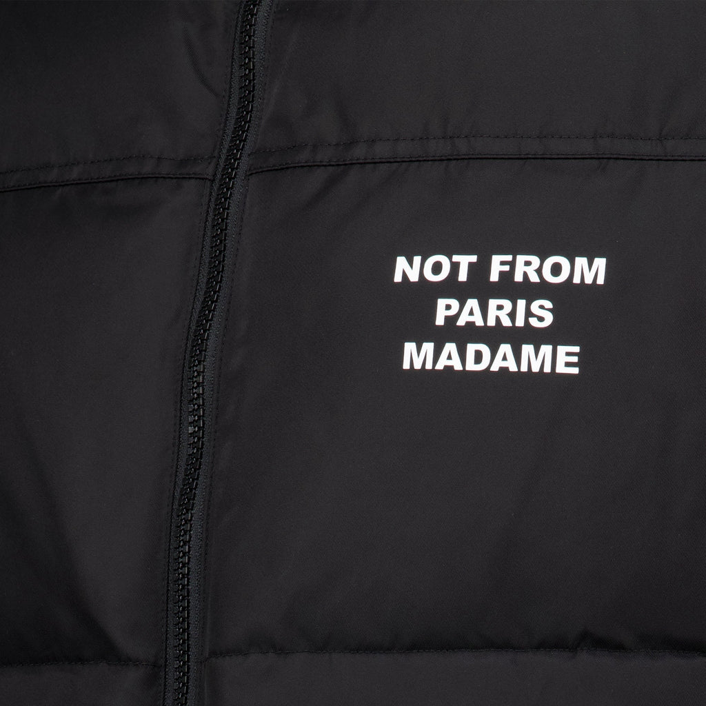 Doudoune Slogan Nera di Drôle de Monsieur