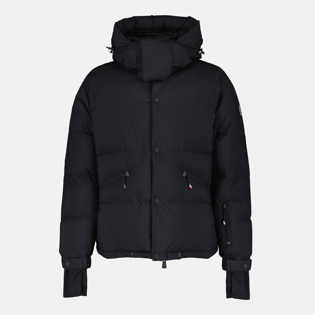 Moncler Grenoble jacket, black down jacket, Fall Winter 2025, men's outerwear, luxury fashion