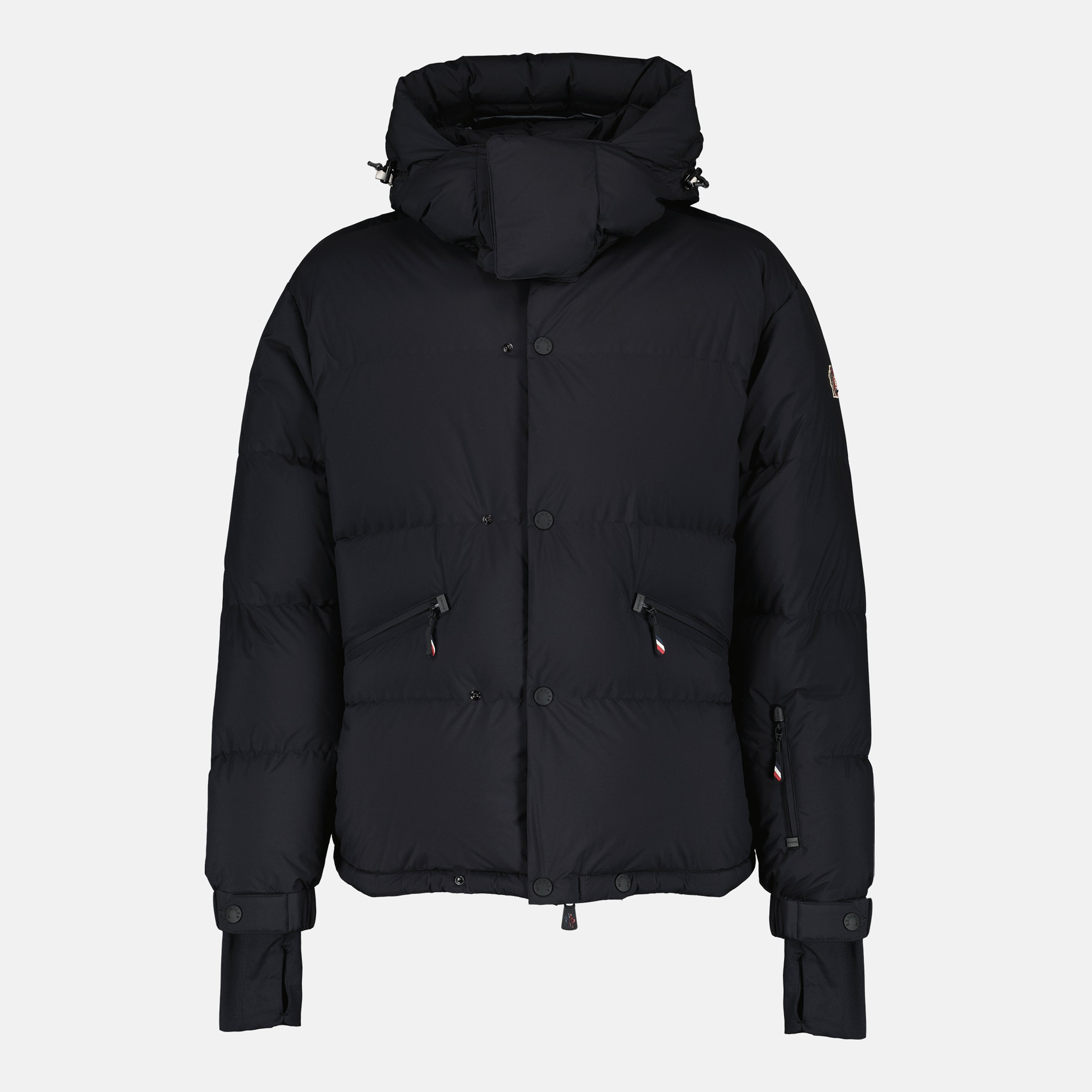 Moncler Grenoble jacket, black down jacket, Fall Winter 2025, men's outerwear, luxury fashion