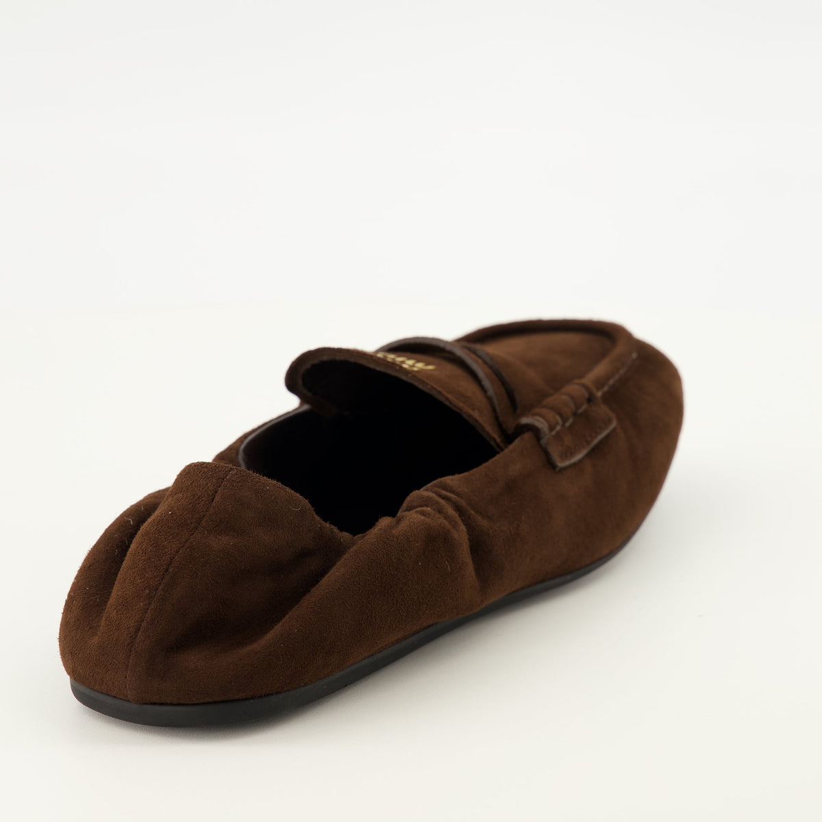 Mocassins Ruches en ante marrón
