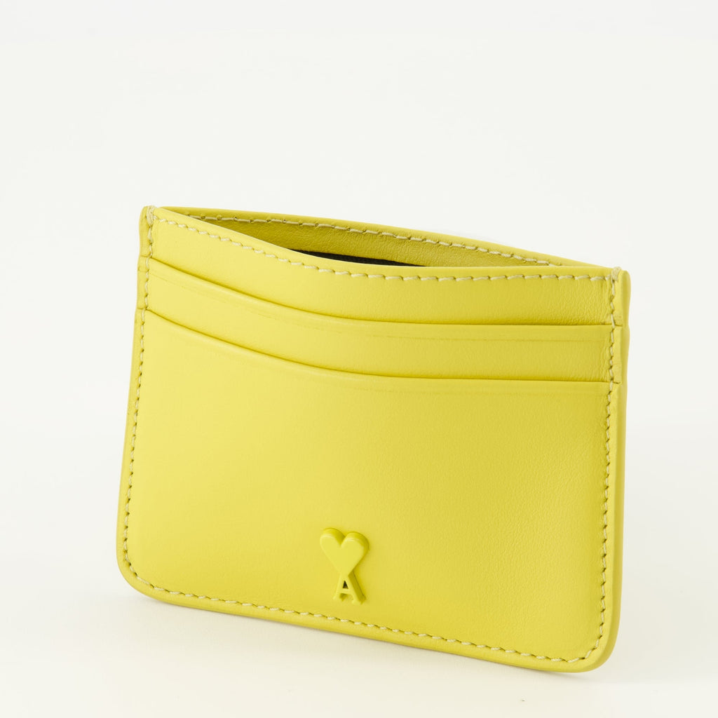Ami PARISのAmi de Coeurイエローカードホルダーの画像 - ユニセックス - シーズン春夏2026 - 詳細ビュー1