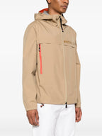 Beige Windbreaker Jacket